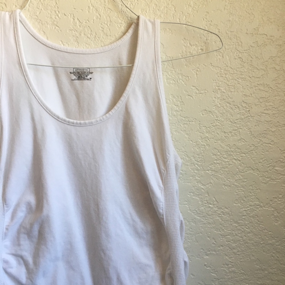 Athleta white workout tank top